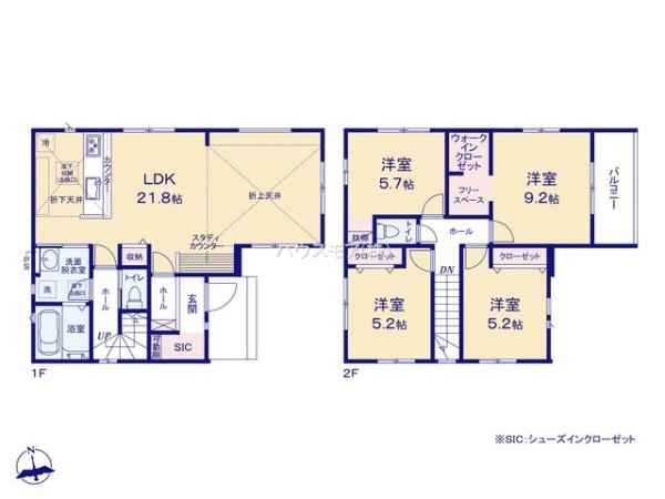 取手市井野台２丁目　9号棟　新築戸建