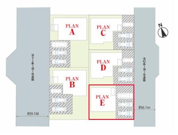取手市西1丁目　E号棟　新築戸建て