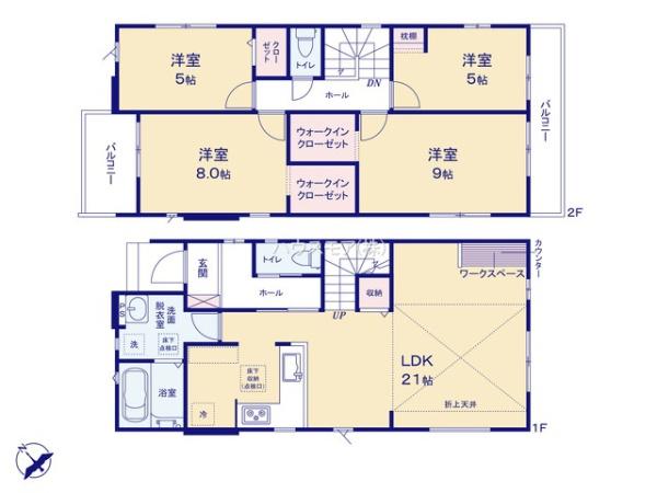 龍ケ崎市南中島町　1号棟　新築戸建て
