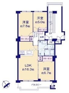 我孫子ビレジ３号棟