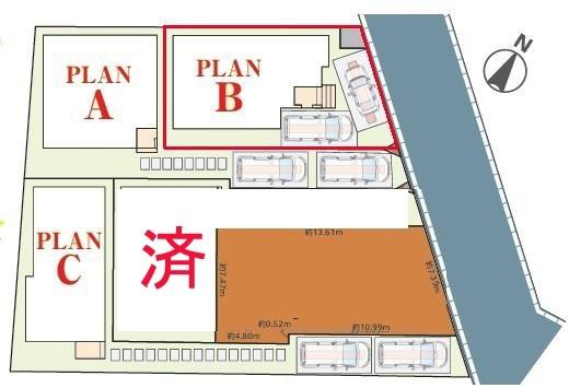 松戸市稔台1丁目　Ｂ号棟　新築戸建