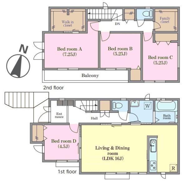 松戸市中和倉　1号棟　新築戸建