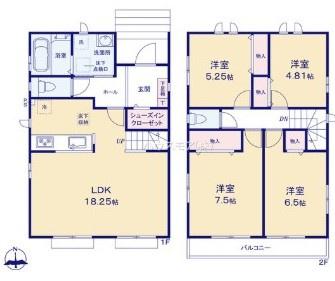 土浦市中高津2丁目　A号棟　新築戸建