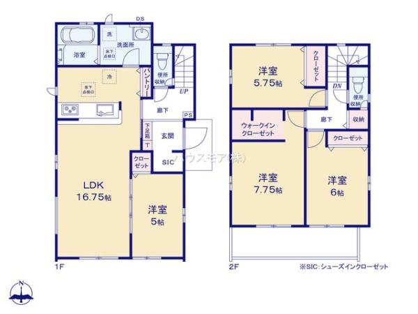 野田市清水　2号棟　新築戸建