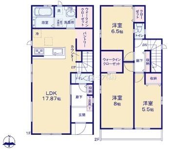 松戸市三矢小台5丁目　2号棟　新築戸建