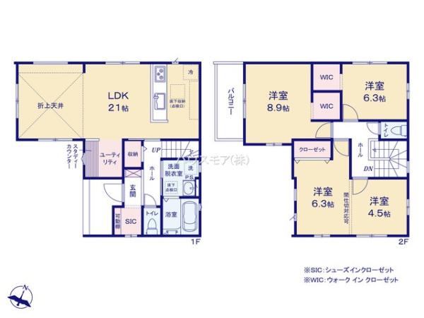 守谷市立沢　1号棟　新築戸建て