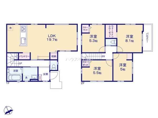 松戸市八ケ崎6丁目　新築戸建て