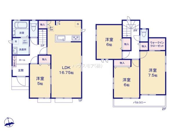 土浦市木田余東台4丁目　1号棟　新築戸建て