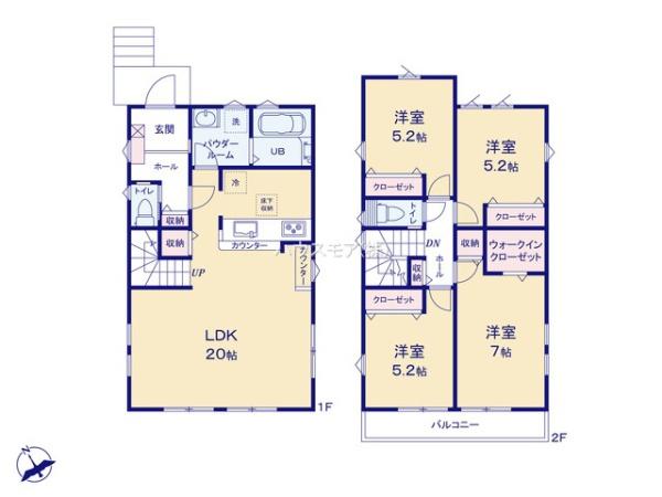 松戸市常盤平双葉町　3号棟　新築戸建