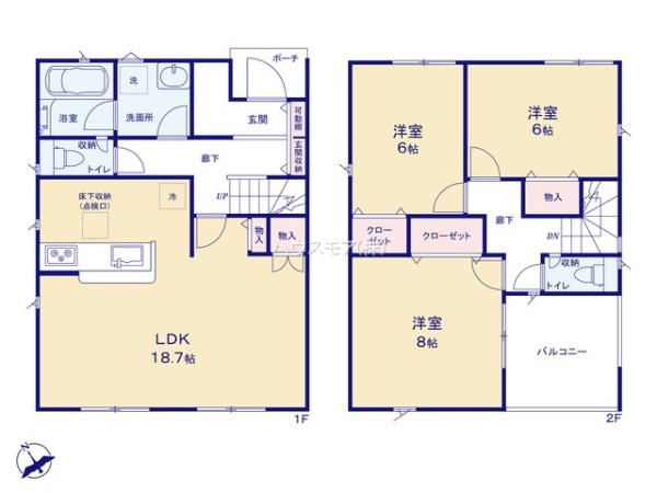 取手市宮和田　2号棟　新築戸建て