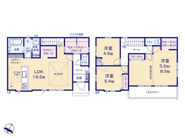 土浦市中　1号棟　新築戸建て