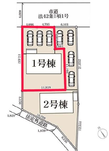 土浦市小岩田東2丁目　1号棟　新築戸建て
