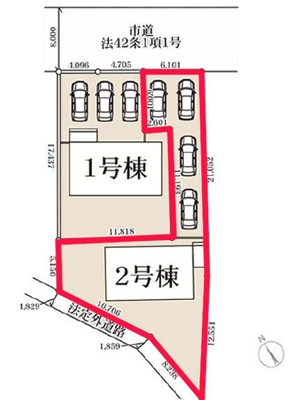 土浦市小岩田東2丁目　2号棟　新築戸建て