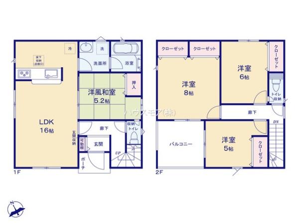 松戸市河原塚　4号棟　新築戸建て