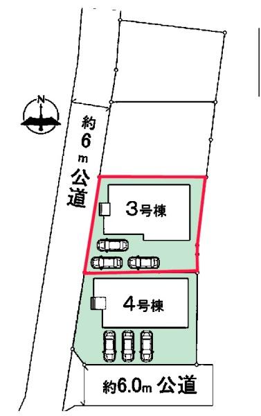 土浦市おおつ野６丁目　3号棟　新築戸建て