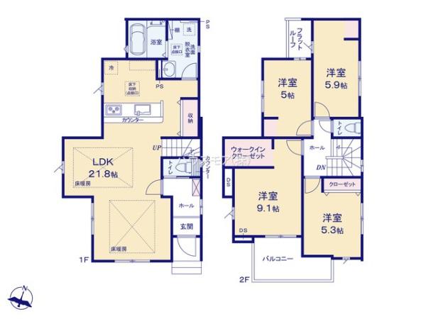 松戸市常盤平柳町　新築戸建て