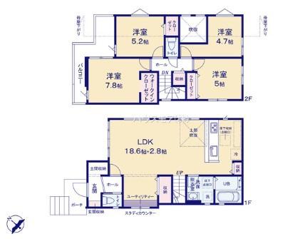 我孫子市台田2丁目　1号棟　新築戸建