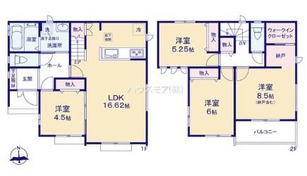 松戸市古ケ崎３丁目　Ｌ号棟　新築戸建て