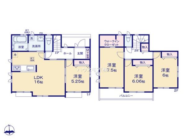 松戸市古ケ崎３丁目　A号棟　新築戸建て