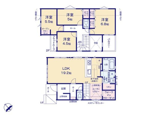 柏市豊上町　1号棟　新築戸建