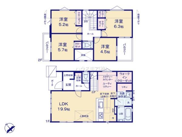 柏市豊上町　2号棟　新築戸建