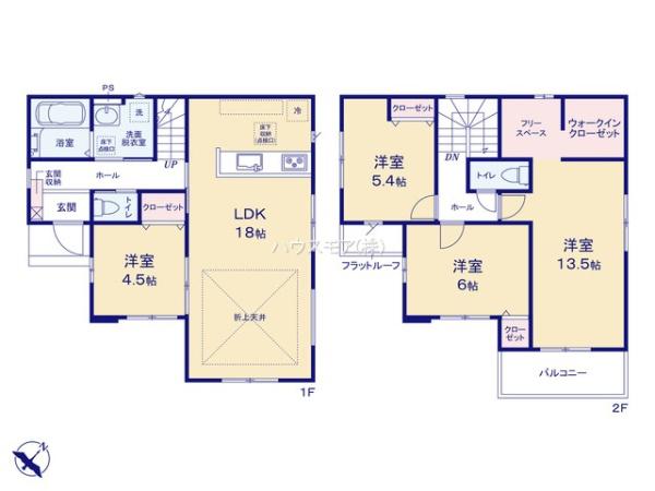 牛久市さくら台1丁目　1号棟　新築戸建て