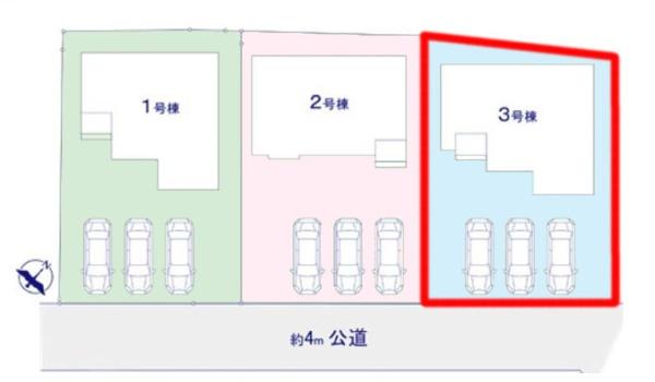 牛久市さくら台1丁目　3号棟　新築戸建て