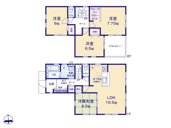 柏市布施新町4丁目　新築戸建て