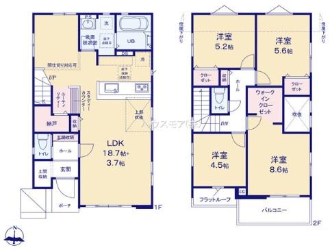 柏市旭町８丁目　3号棟　新築戸建