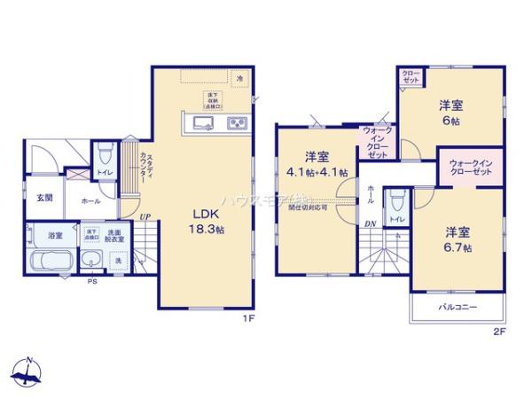 松戸市六実１丁目の新築一戸建