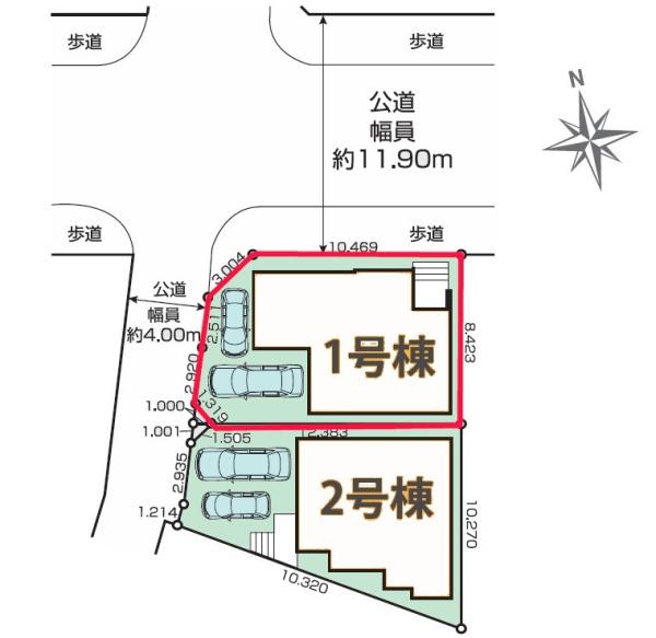 流山市加１丁目　1号棟　新築戸建