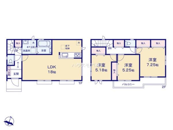 野田市中根　B号棟　新築戸建