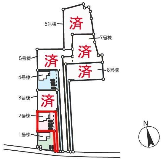野田市木間ケ瀬　2号棟　新築戸建