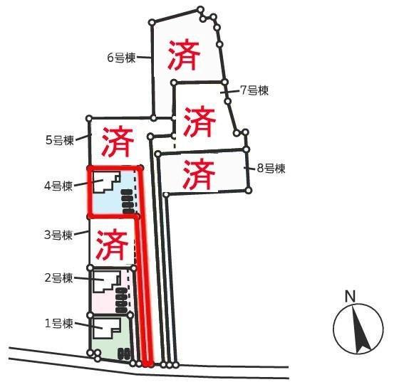 野田市木間ケ瀬　4号棟　新築戸建て