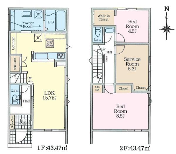 印西市高花5丁目　2号棟　新築戸建て