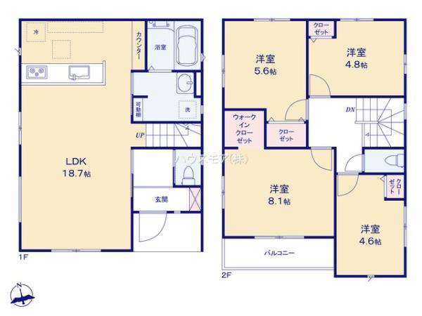 松戸市西馬橋４丁目の新築一戸建