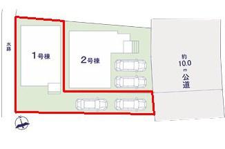 松戸市常盤平２丁目　1号棟　新築戸建て
