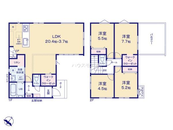 我孫子市中峠　2号棟　新築戸建