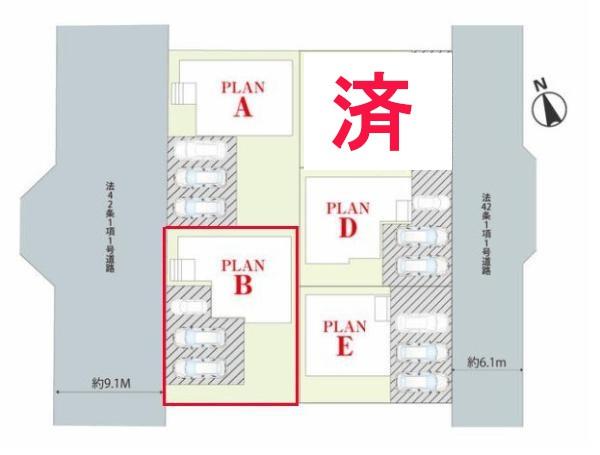 取手市西1丁目　B号棟　新築戸建て