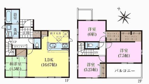 柏市戸張　9号棟　新築戸建