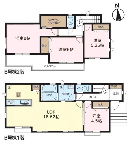 我孫子市並木6丁目　B号棟　新築戸建て