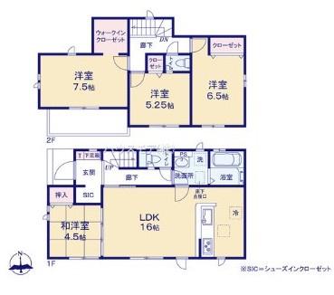 松戸市五香7丁目　2号棟　新築戸建
