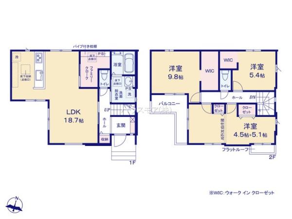 龍ケ崎市佐貫町　1号棟