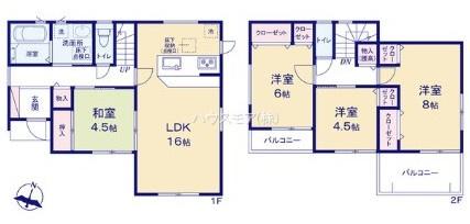 野田市上花輪の新築一戸建