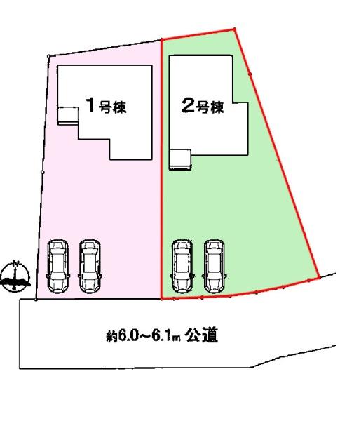 牛久市田宮2丁目　2号棟　新築戸建て