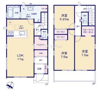 柏市つくしが丘3丁目　2号棟　新築戸建