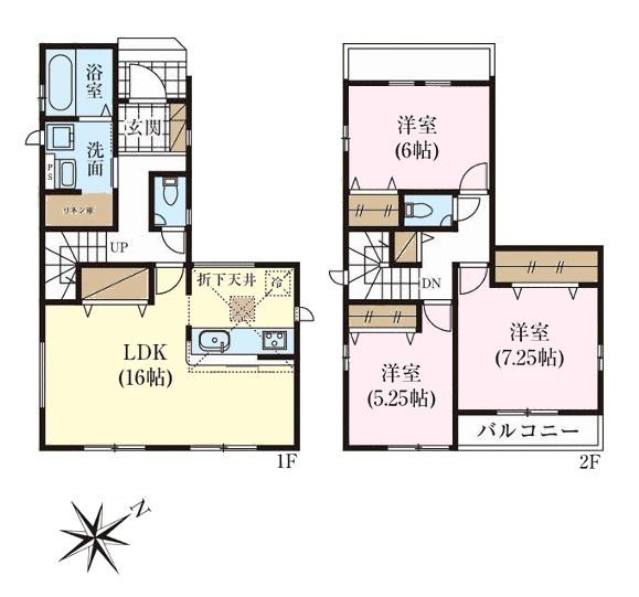 流山市鰭ヶ崎　2号棟　新築戸建