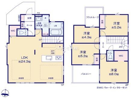 松戸市上本郷　1号棟　新築戸建