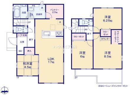 柏市布施新町2丁目　2号棟　新築戸建