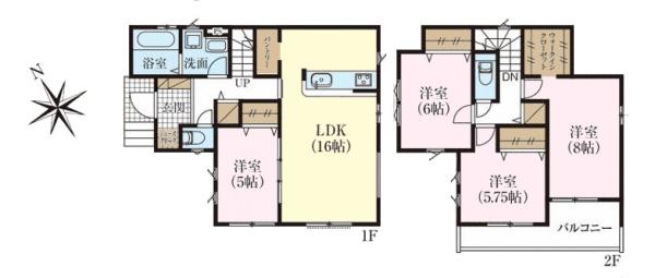印旛郡酒々井町中央台1丁目　1号棟　新築戸建